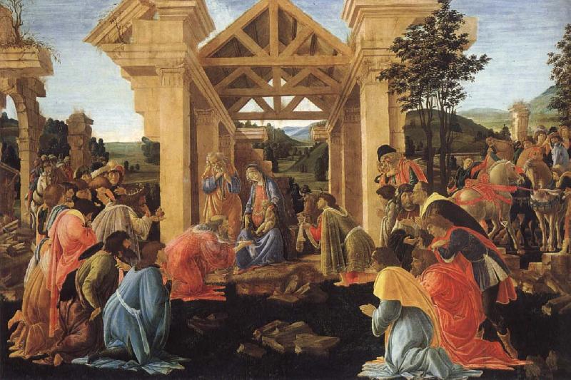 Sandro Botticelli Konungarnas worship Sweden oil painting art